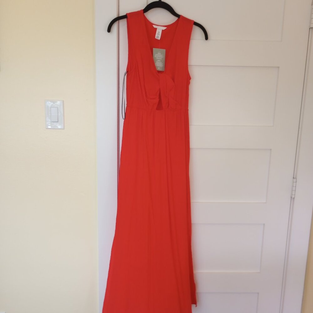 H&M Cutout Red Dress